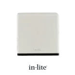 In-Lite Big Cubid Wall 12V - White-Geeft een sfeervol licht naar beneden