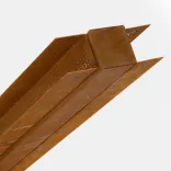 Tussenpaal voor Bamboescherm H:182cm L:230cm Corten-