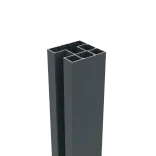 Boston Alu H paal 75x75mm 300cm RAL7016 incl. afwerkprofiel-
