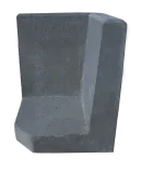 L-Hoekelement 50x40x40 Antraciet-