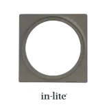 In-Lite PLATE 1 afdekplaat pearl grey voor Big Flux-Luna-