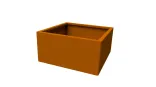Retail Pack Box Bloembak Corten 80cm-