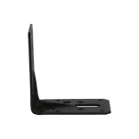 Hoekanker m/ril 90x90x60mm zwart TXT p/stuk-