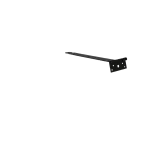 Kruisheng 400mm zwart TXT-