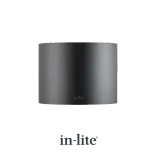 In-Lite Halo Down Wall 100-230v - Black-Energiezuinig