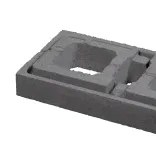 Moodul 60x30x9cm Black-Hydro-M: minimale wateropname