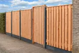 Tuinscherm Breukelen 21-planks (19+2) Red Class Wood 180x180-