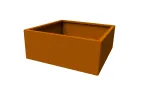Retail Pack Box Bloembak Corten 100cm-