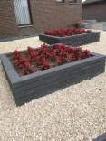 Moodul 60x15x9cm Black-Kleurvast en vorstbestendig