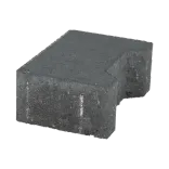 5x8 normaal facet antraciet KOMO PL2-Stabiel en grip