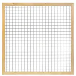 Gaaselement met kader 44x68mm Robuust 180x180cm Geïmpregneerd-Levensduur van 15-20 jaar zonder grondcontact