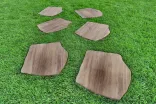Staptegel Flex Stones Holz Marrone o42x36x2cm-