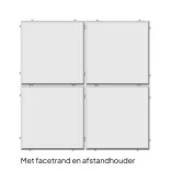 Tremico 6cm 60x60cm Grijs-Tegel gemaakt met kleurmineralen