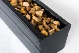 Top Stone 100/100 Lijngoot - Zwart (Aluminium) 100cm-