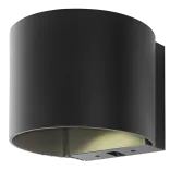 In-Lite Halo Up-Down Wall 100-230v - Black-Weersbestendig