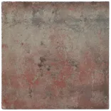 Carré tegel 50x50x5 vlak KOMO nero rosso-