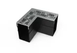 Star Drain 65/100 Hoekstuk - Falcon-Line (RVS-Inox)-Optimale waterafvoer