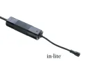 In-Lite ADAPTER 12v naar 100-230v-Drie VOQUEs op aan te sluiten (max. 11 W)