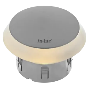 In-Lite Puck LED grondspot 12V - Pearl Grey - Ø 60mm-