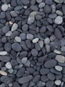 Beach Pebbles Antraciet 5-8mm BB (1m3 1800kg)-Geschikt voor de aanleg van een oprit met grindroosters