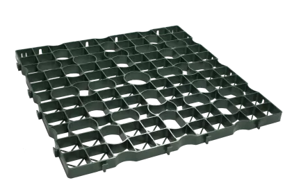 Ecco Grastegel Groen 80x80x4-Beloopbare en waterdoorlatende verharding