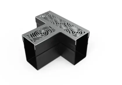 Star Drain 65/100 T-stuk - Falcon-Line (RVS-Inox)-Optimale waterafvoer