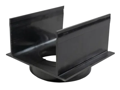 Top Stone 100/100 - Gootverbindingsstuk - 110mm onderuitloop-Optimale waterafvoer