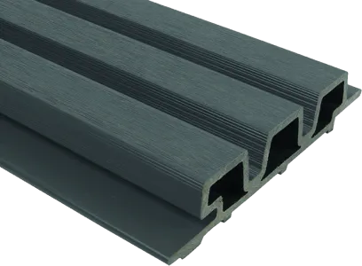 WPC WEO35 Gardenwall 33x170mm (wb 140mm) 290cm Light Grey-Optiek van hedendaags open latwerk