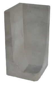 L-Hoekelement 80x40x40cm Grijs-Voor de realisatie van hoogteverschillen