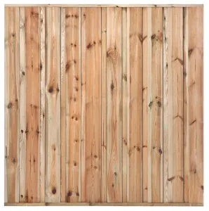 Tuinscherm Hoorn 19-planks 16x140mm 180x180cm RVS Geschroefd-Levensduur van 15-20 jaar zonder grondcontact