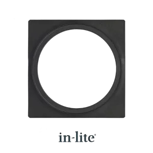 In-Lite PLATE 1 afdekplaat black voor Big Flux - Luna-