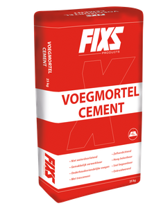 209803 Fixs Cementvoegmortel Grijs, 209804 Fixs Cementvoegmortel Antraciet, 209805 Fixs Cementvoegmortel Zand