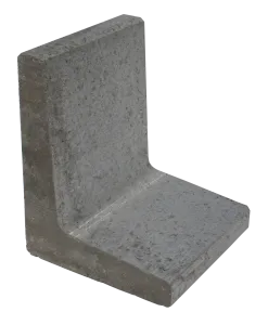 (H) L-element 50x40x40x8 grijs-Voor de realisatie van hoogteverschillen