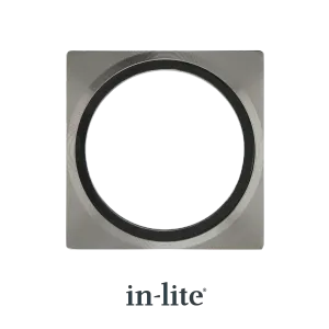 In-Lite PLATE 75 afdekplaat rvs voor Hyve-Fusion-Flux-