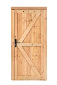 Douglas deur compleet Enkel.klampdeur B914x2021mm sponn.maat-