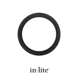 In-Lite RING 68 grondspot accessoire Black voor BOX1-PLATE 1-