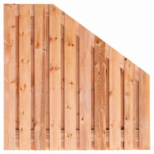 Tuinscherm Breukelen (19+2) Red Class Wood 180/90x180cm-Red Class Wood geïmpregneerd vuren