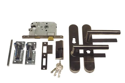 Inbouwslot S-Deur RVS Luxe-