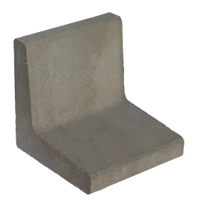 L-Element 40x40x40 Grijs-Voor de realisatie van hoogteverschillen