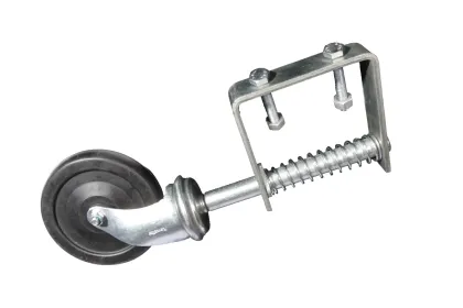 Loopwiel met veer voor tuinhek GV-