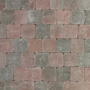 Trommelsteen 15x15x6 rood genuanceerd-Verscheidenheid aan mogelijkheden