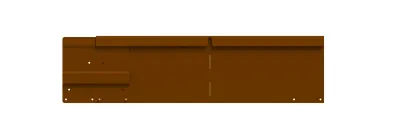 Flexline Hoek Corten 15cm-Gemakkelijk en snel te monteren
