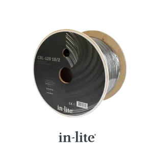 In-Lite Laagspanningskabel type CBL-10/2 12V 2-aderig 120mtr-