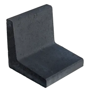 L-Element 40x40x40 Antraciet-Voor de realisatie van hoogteverschillen