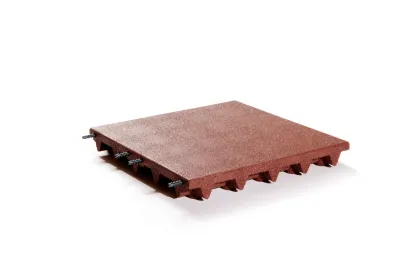 Veiligheidstgl Rood 50x50x6