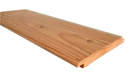 Excellent/Elegant Achterwand Douglas half lips verticaal 58-Basispakket met rabat wandplanken