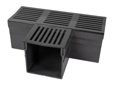 RSSD Aluminium Zwart T-Goot 10x10cm-