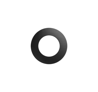 In-Lite RING 28 grondspot accessoire Black voor DOT22-Gemaakt van hoogwaardig geanodiseerd aluminium