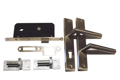 Inbouwslotset LANG S-Deur RVS-