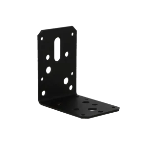 Hoekanker z/rilL 90x90x60mm zwart TXT p/stuk-